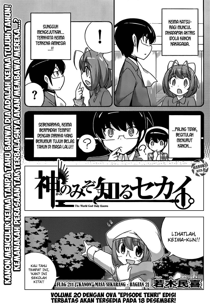 The World God Only Knows Chapter 211 Gambar 2