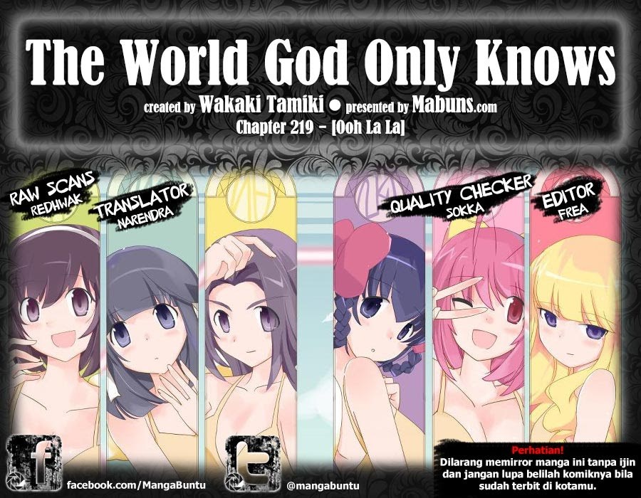 The World God Only Knows Chapter 219 Gambar 1