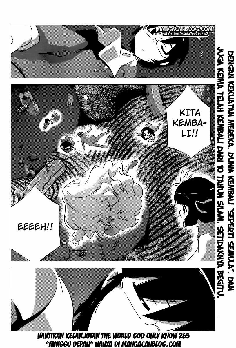 The World God Only Knows Chapter 264 Gambar 20