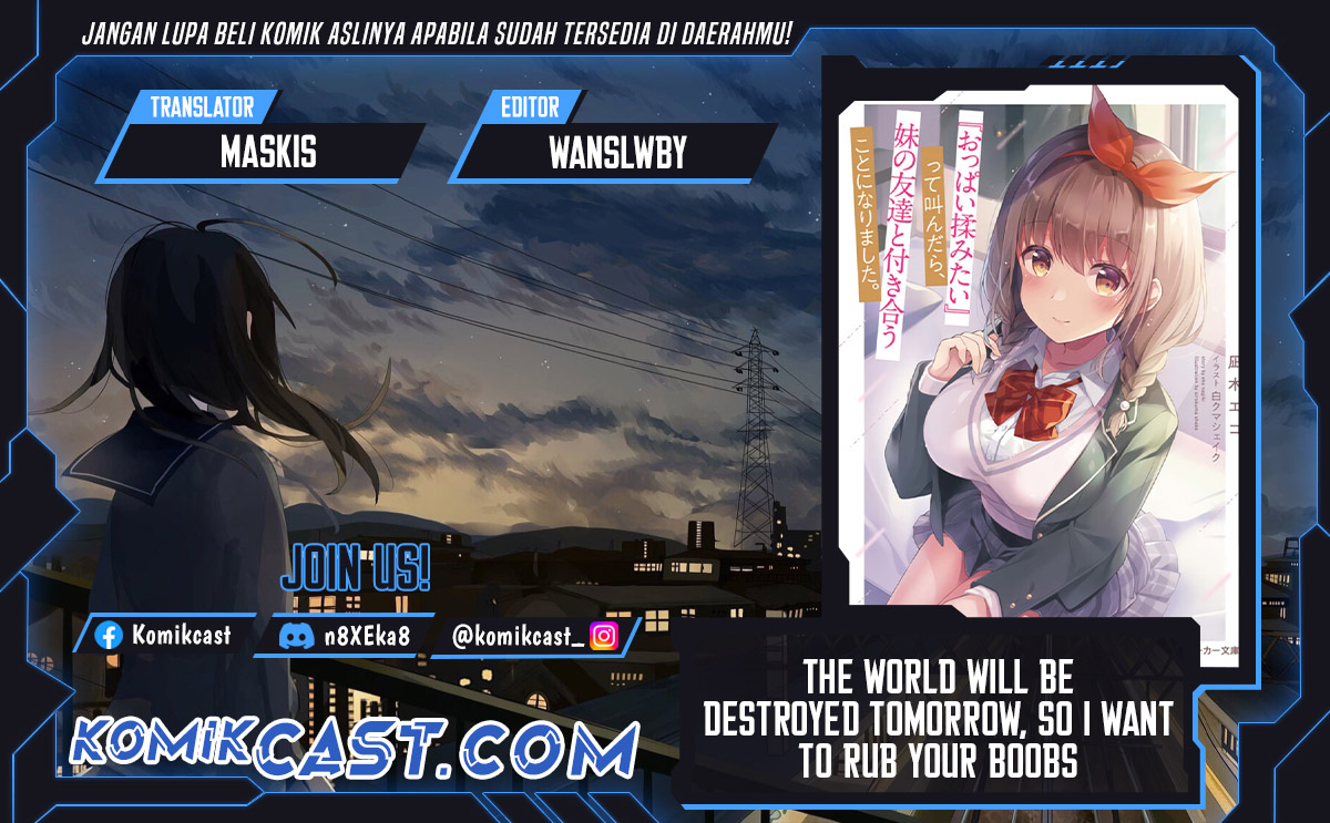 The World Will Be Destroyed Tomorrow, so I Want to Rub Your Boobs Chapter 15 Gambar 1