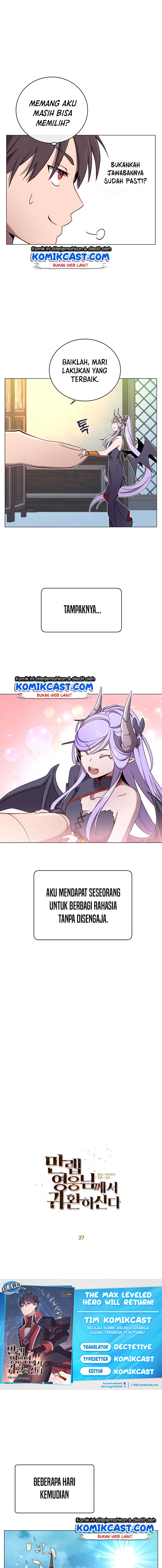 The MAX Leveled Hero Will Return! Chapter 27 Gambar 11