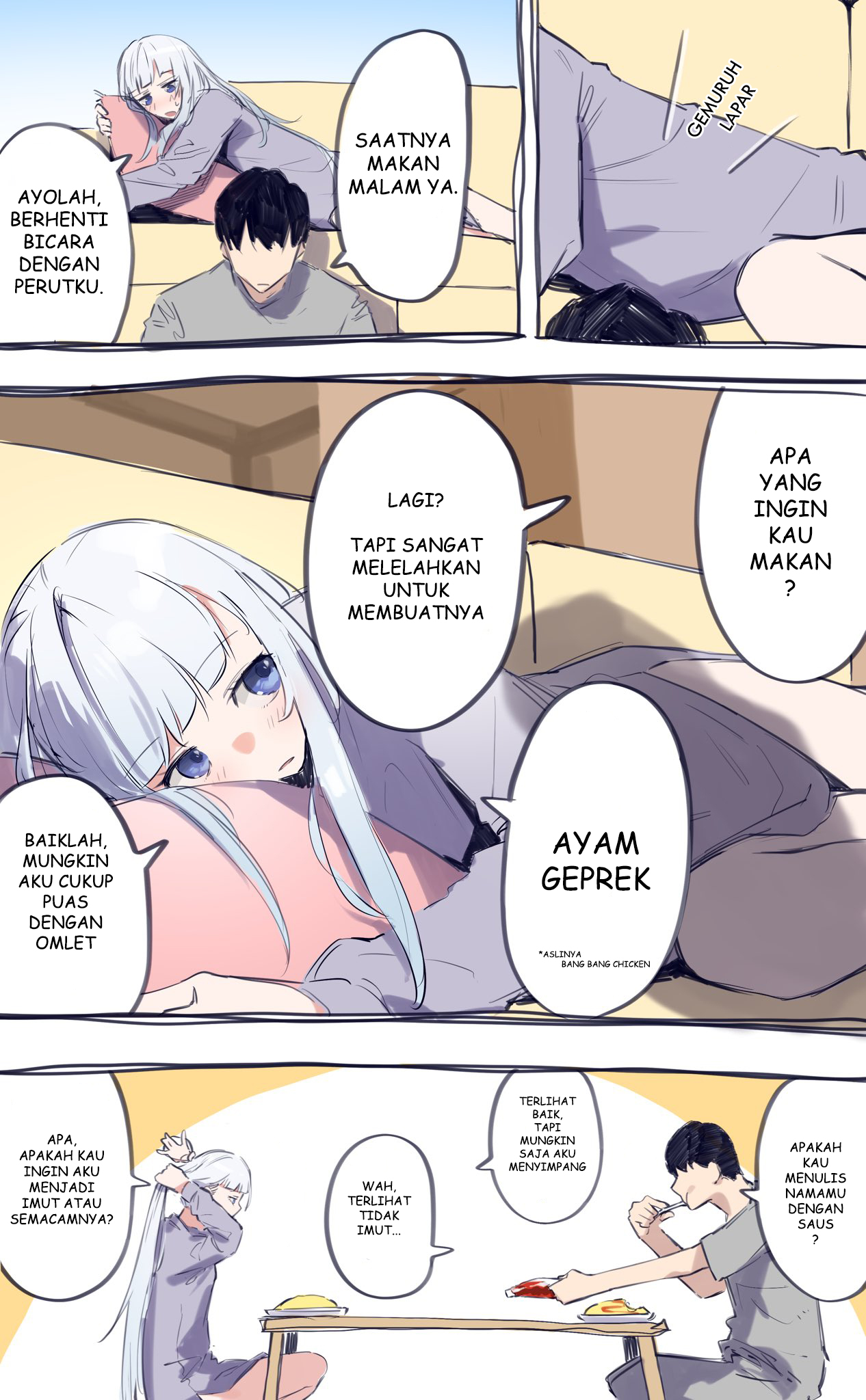 This Italian Girl Has Become Such a Freeloader Chapter 00 Gambar 2
