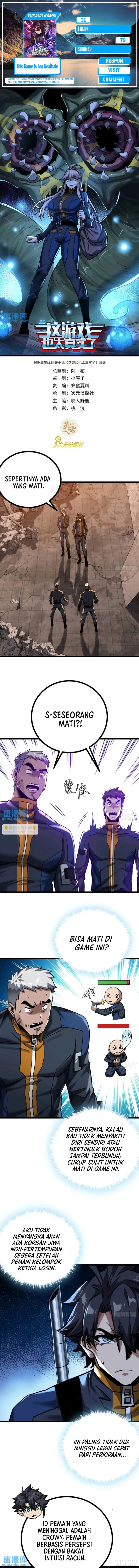 This Game Is Too Realistic Chapter 36 Gambar 1