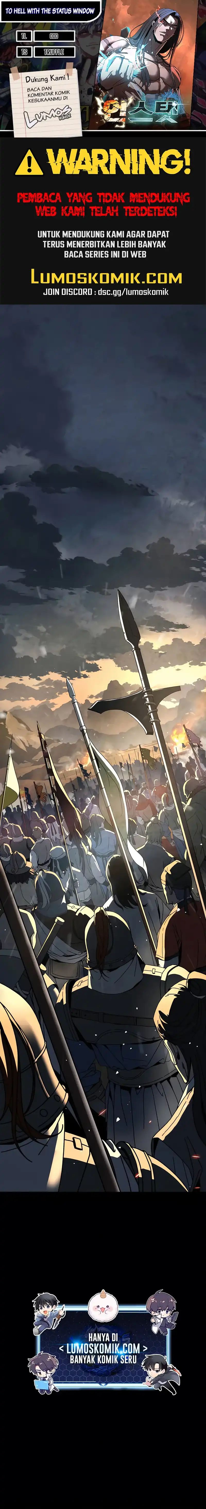 To Hell With the Status Window Chapter 01 Gambar 1