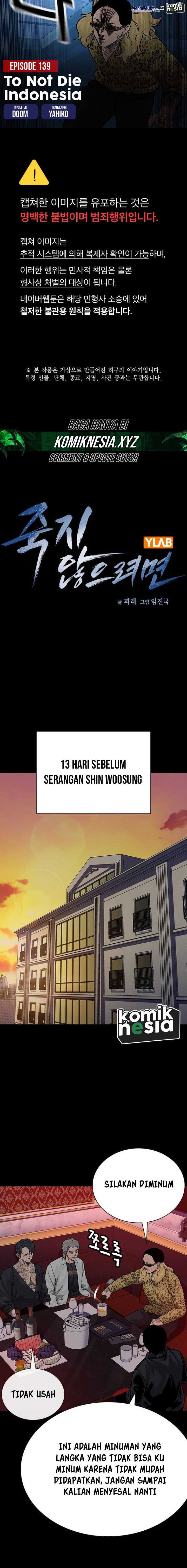 To Not Die Chapter 139 Gambar 1