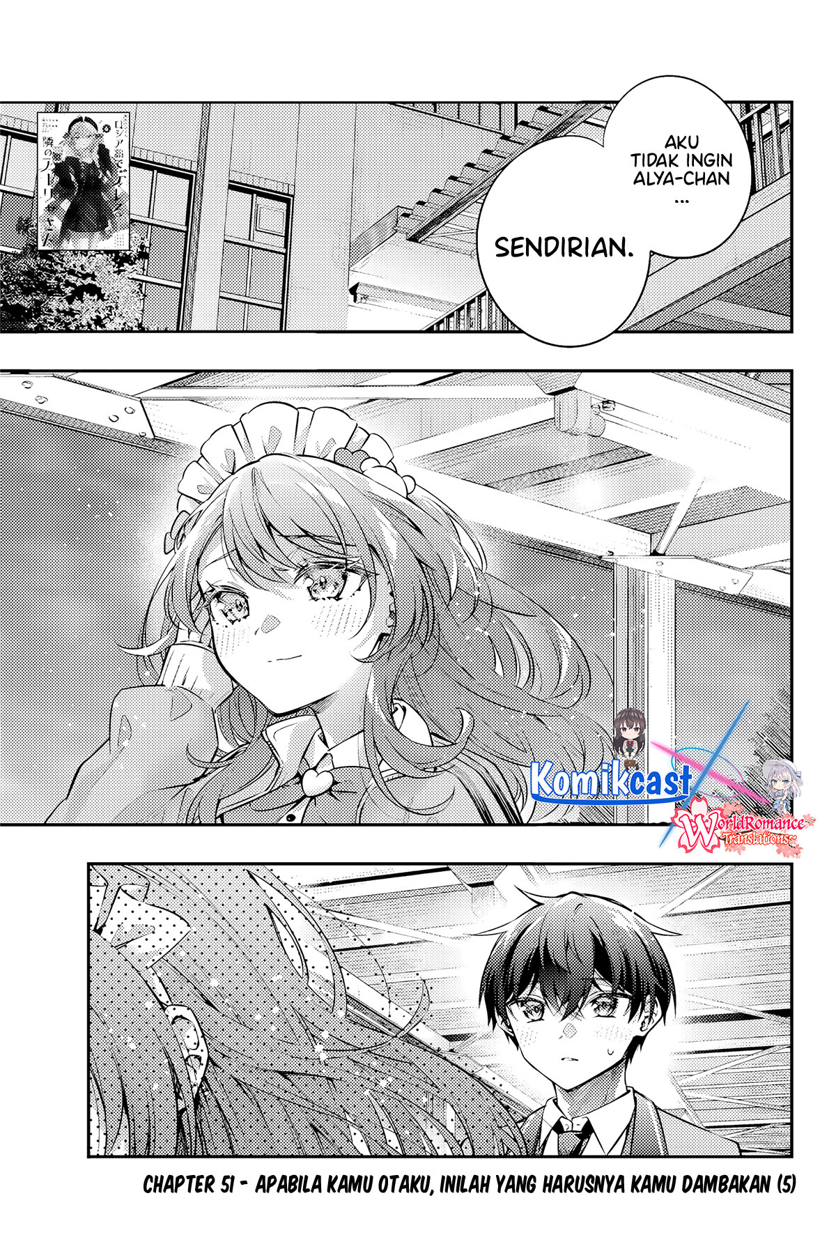 Tokidoki Bosotto Roshiago de Dereru Tonari no Alya-san Chapter 51 Gambar 2