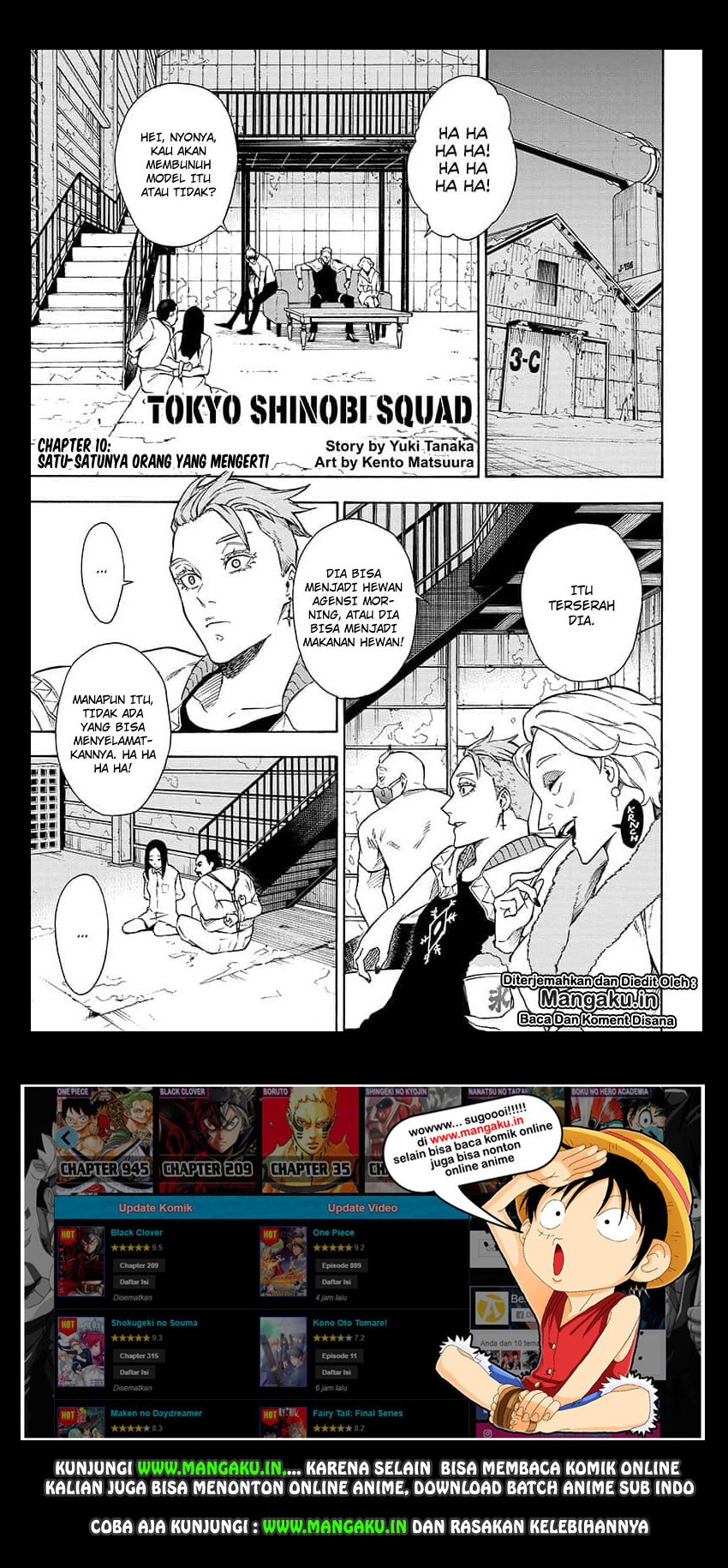 Tokyo Shinobi Squad Chapter 10 Gambar 2