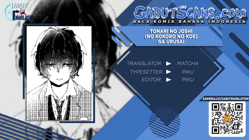 Tonari no Joshi (no Kokoro no Koe) ga Urusai Chapter 03 Gambar 1