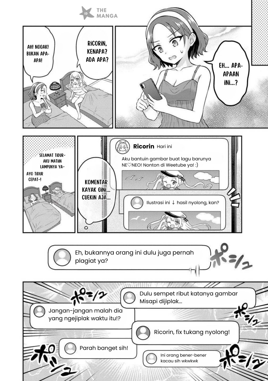 Tonari no Seki no Inkya Joshi ga Oshi Utaite Datta – Ore no Kyoku wo Uttatekure! Chapter 11.2 Gambar 10