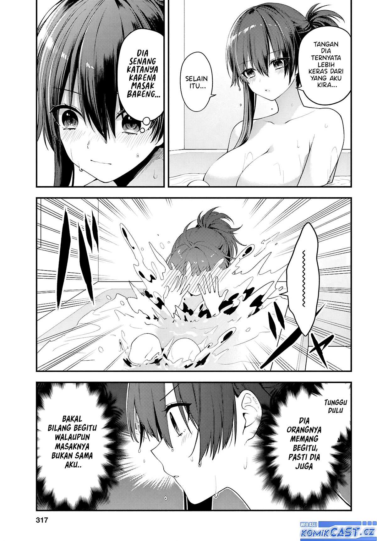 Tonari no Seki no Yankee Shimizu-san ga Kami o Kuroku Sometekita Chapter 03 Gambar 4