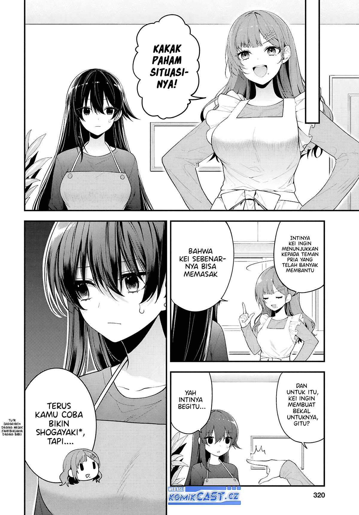 Tonari no Seki no Yankee Shimizu-san ga Kami o Kuroku Sometekita Chapter 03 Gambar 7