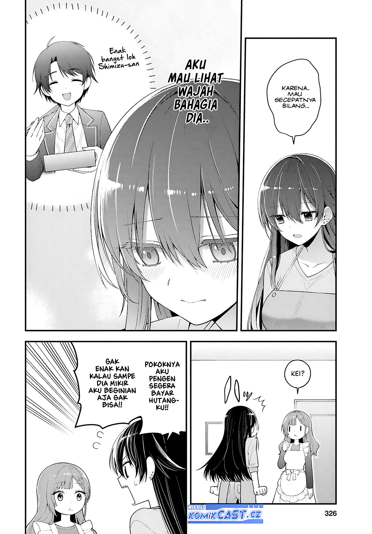 Tonari no Seki no Yankee Shimizu-san ga Kami o Kuroku Sometekita Chapter 03 Gambar 13