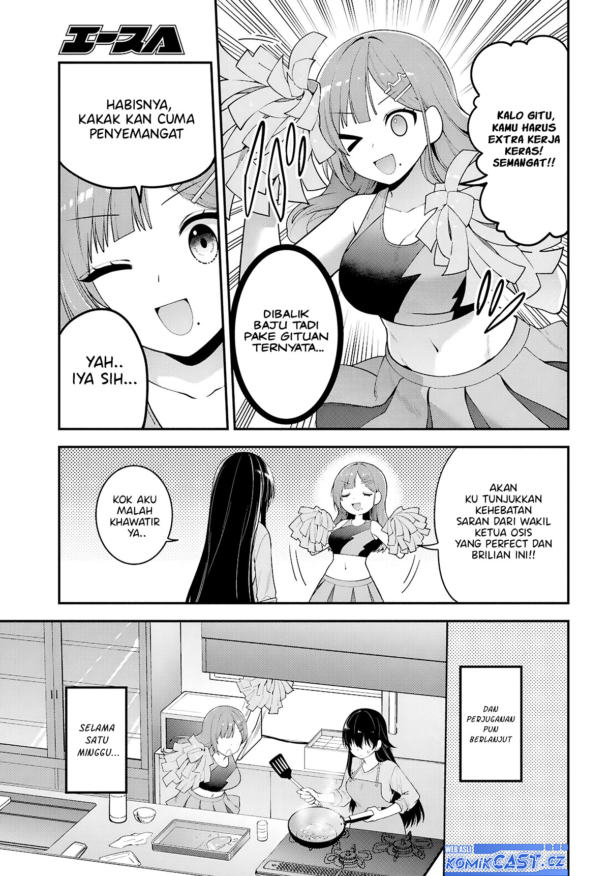 Tonari no Seki no Yankee Shimizu-san ga Kami o Kuroku Sometekita Chapter 03 Gambar 14