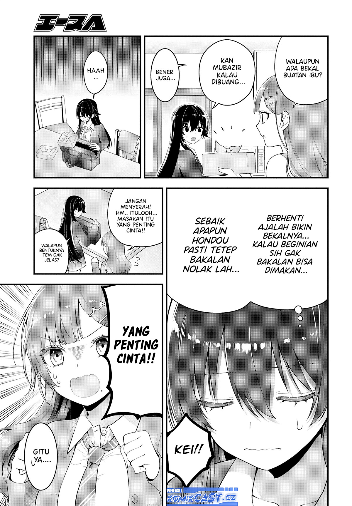 Tonari no Seki no Yankee Shimizu-san ga Kami o Kuroku Sometekita Chapter 03 Gambar 16