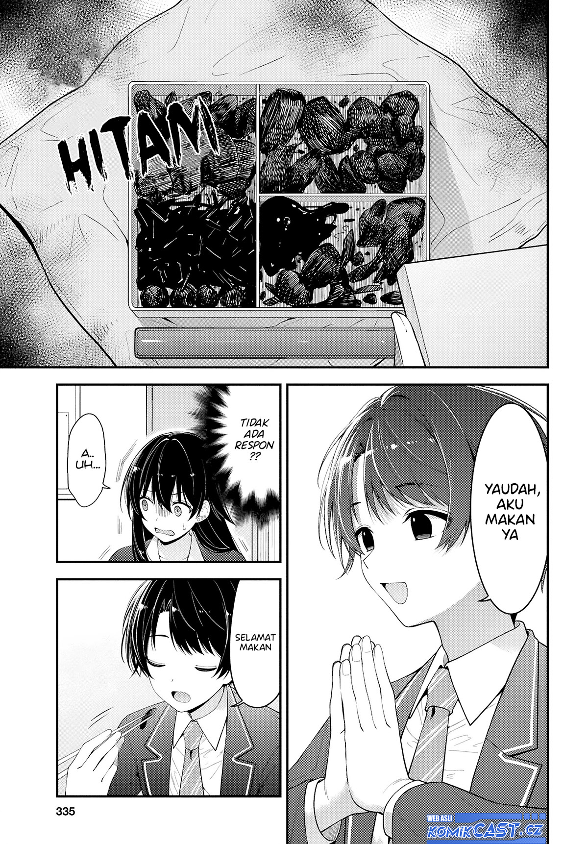 Tonari no Seki no Yankee Shimizu-san ga Kami o Kuroku Sometekita Chapter 03 Gambar 22