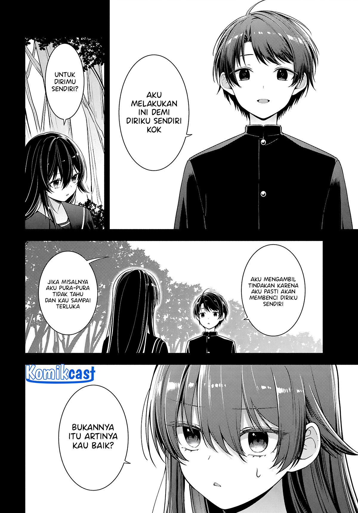 Tonari no Seki no Yankee Shimizu-san ga Kami o Kuroku Sometekita Chapter 04 Fix Gambar 22