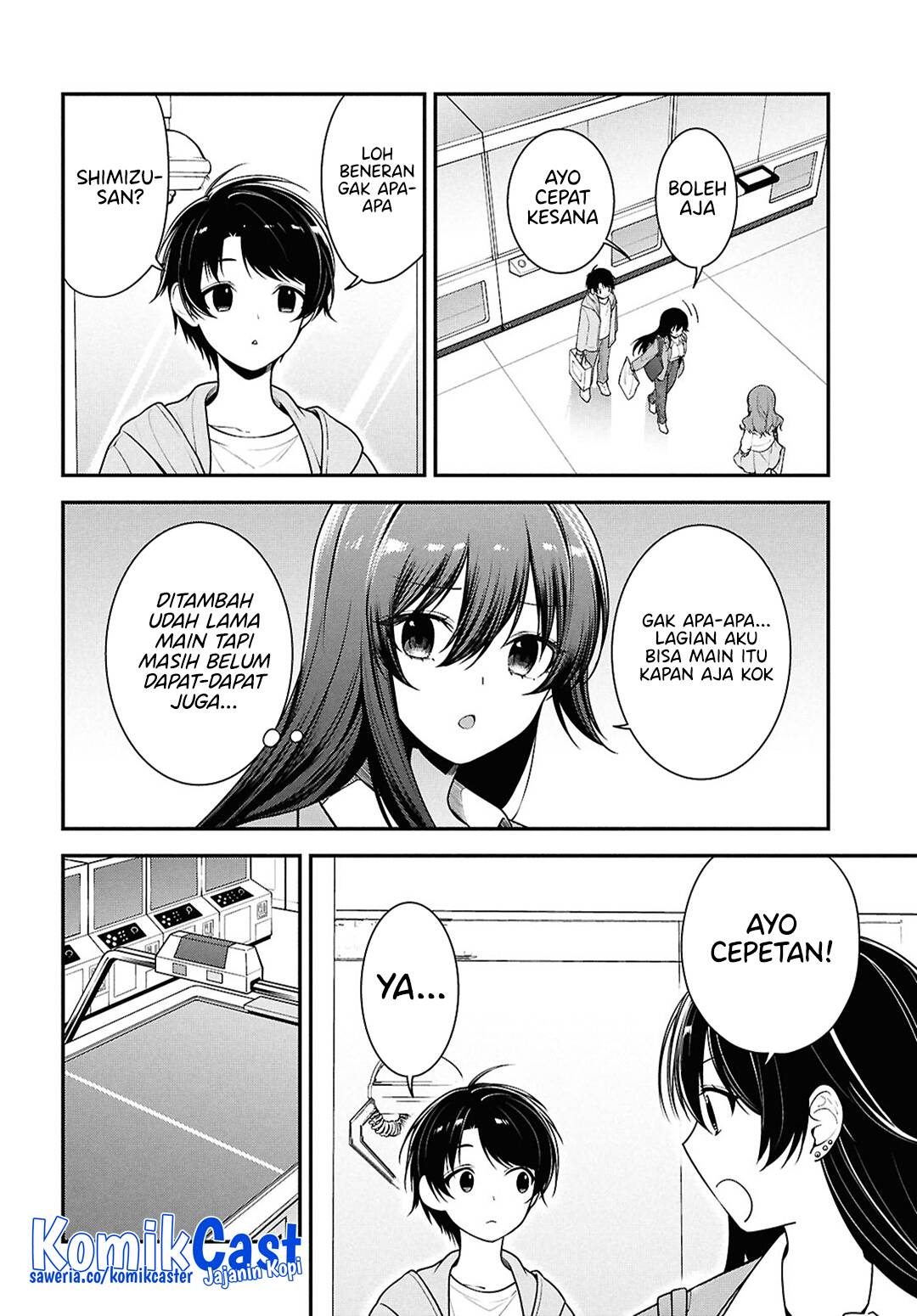 Tonari no Seki no Yankee Shimizu-san ga Kami o Kuroku Sometekita Chapter 07 Gambar 5