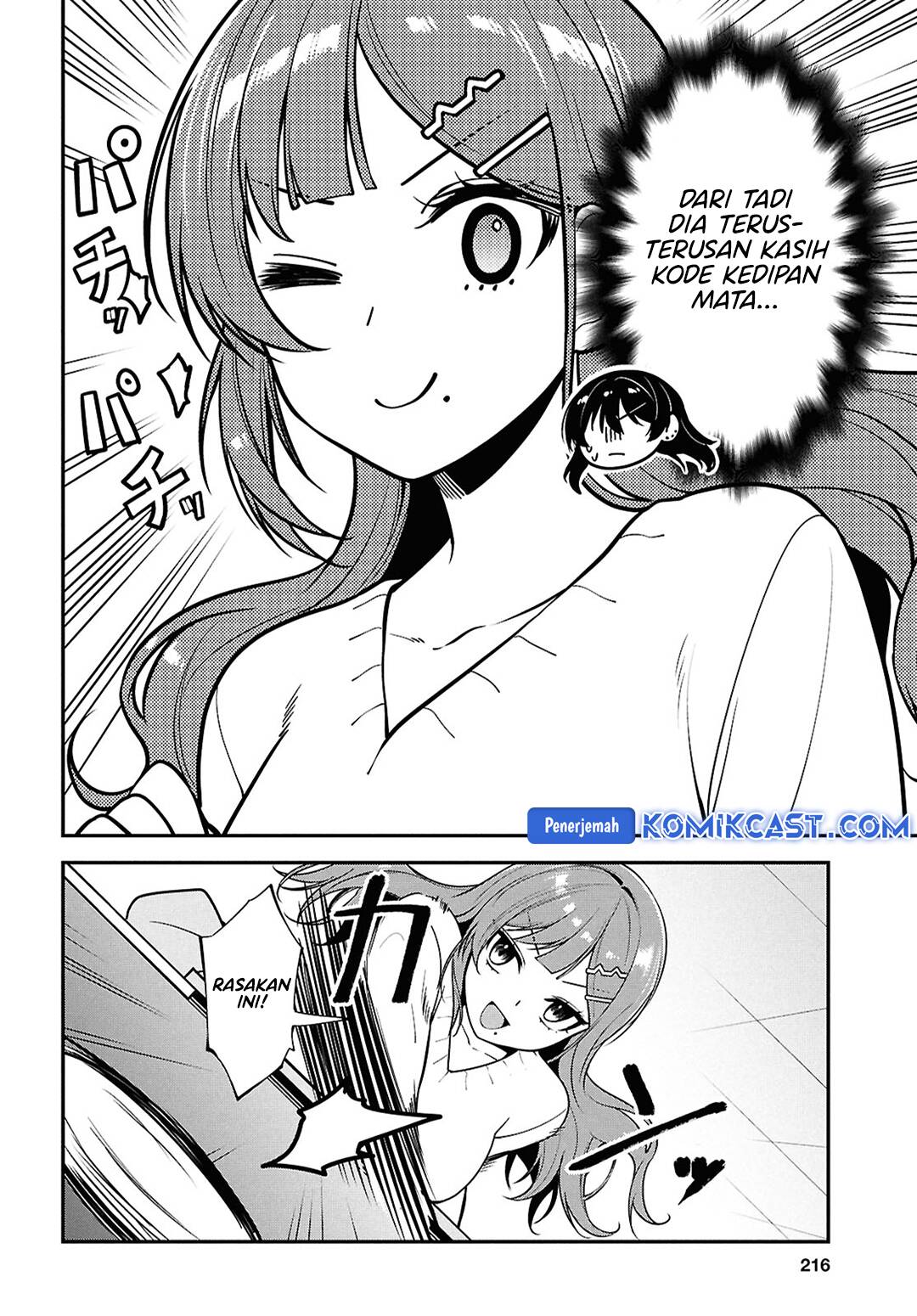 Tonari no Seki no Yankee Shimizu-san ga Kami o Kuroku Sometekita Chapter 07 Gambar 7