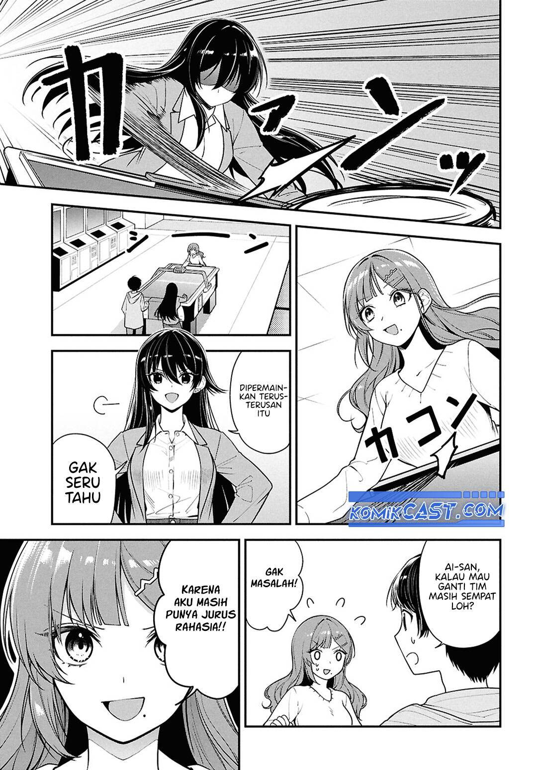 Tonari no Seki no Yankee Shimizu-san ga Kami o Kuroku Sometekita Chapter 07 Gambar 8