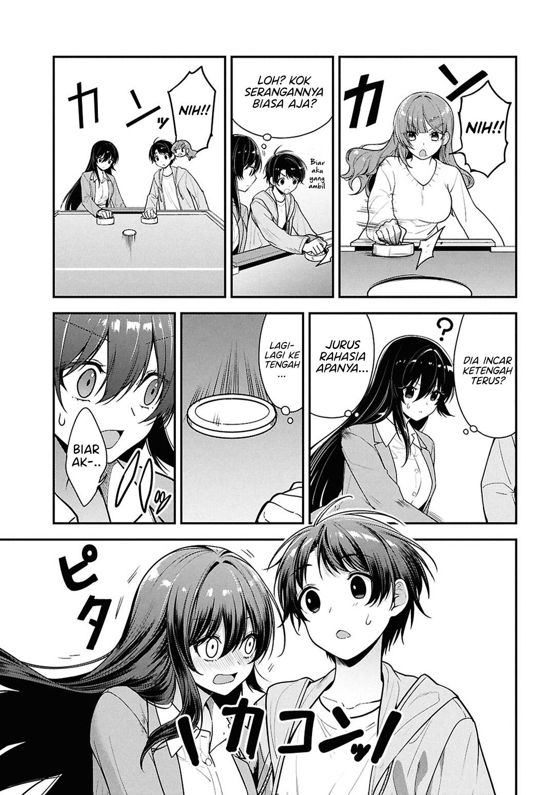 Tonari no Seki no Yankee Shimizu-san ga Kami o Kuroku Sometekita Chapter 07 Gambar 10