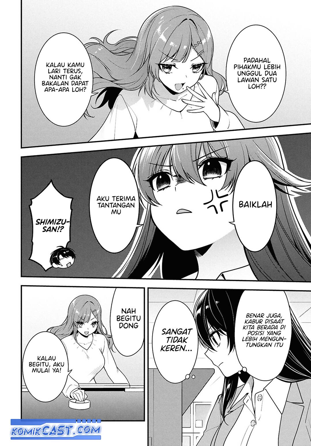 Tonari no Seki no Yankee Shimizu-san ga Kami o Kuroku Sometekita Chapter 07 Gambar 13