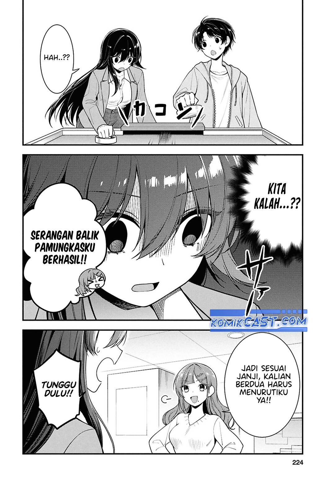 Tonari no Seki no Yankee Shimizu-san ga Kami o Kuroku Sometekita Chapter 07 Gambar 15