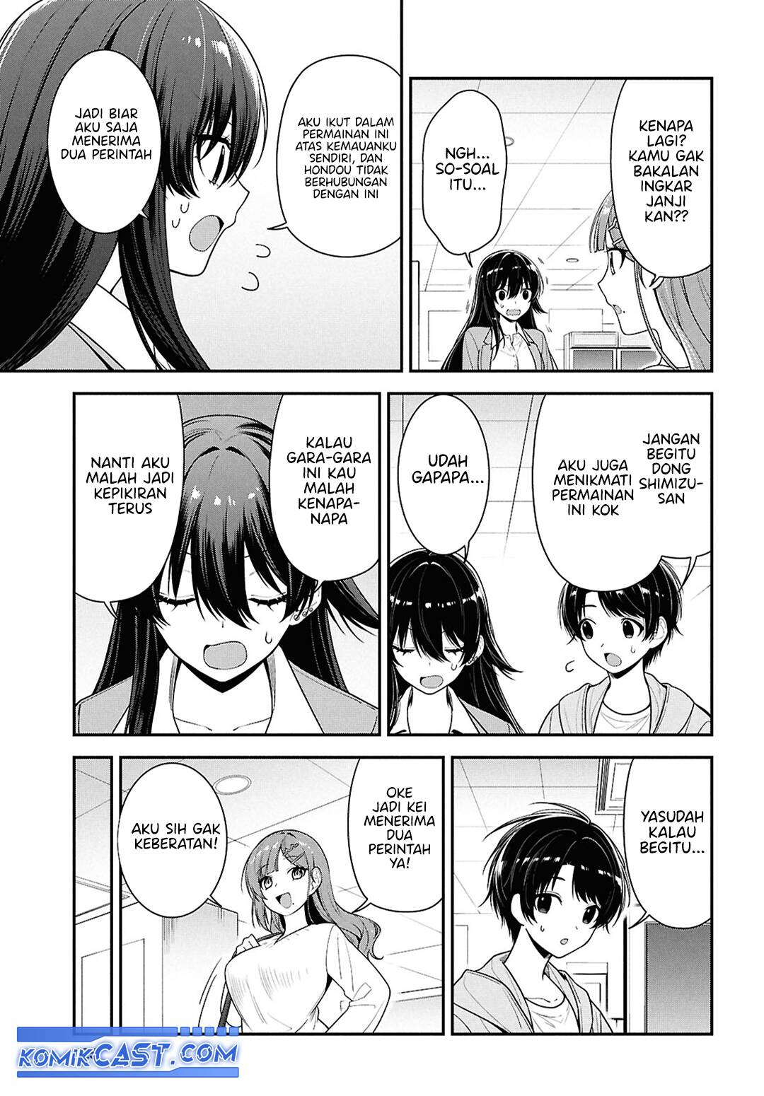 Tonari no Seki no Yankee Shimizu-san ga Kami o Kuroku Sometekita Chapter 07 Gambar 16