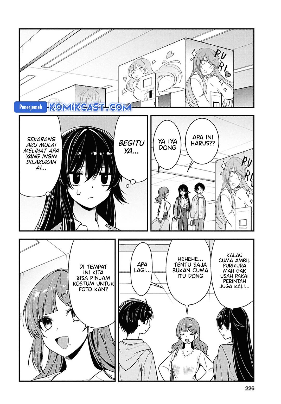 Tonari no Seki no Yankee Shimizu-san ga Kami o Kuroku Sometekita Chapter 07 Gambar 17