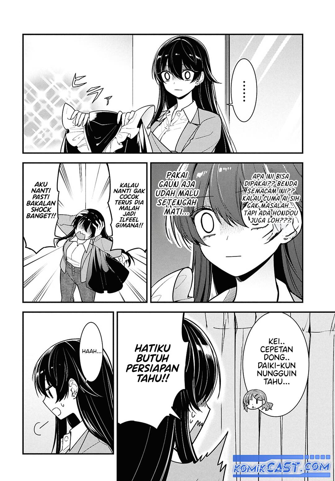 Tonari no Seki no Yankee Shimizu-san ga Kami o Kuroku Sometekita Chapter 07 Gambar 19