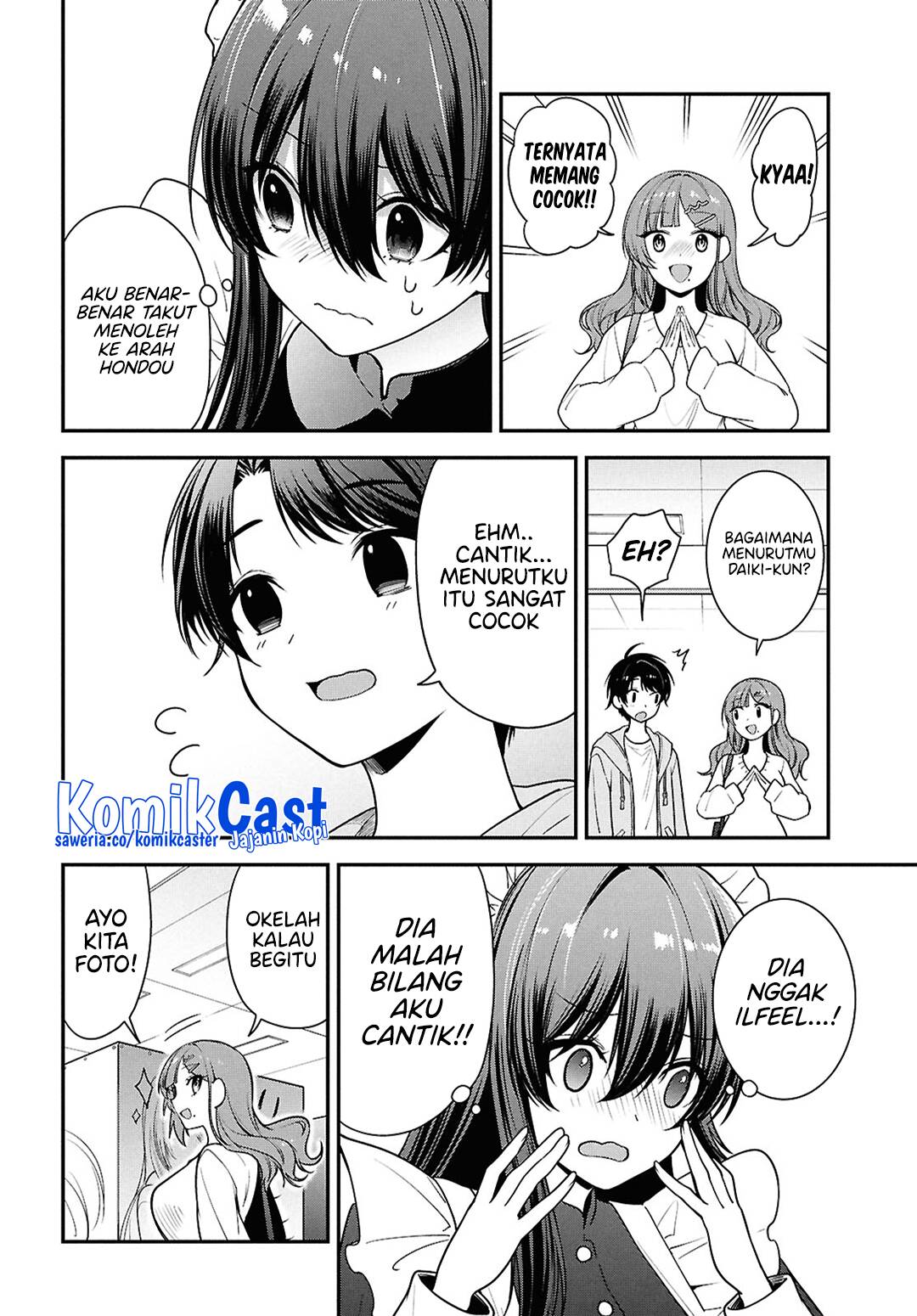 Tonari no Seki no Yankee Shimizu-san ga Kami o Kuroku Sometekita Chapter 07 Gambar 22