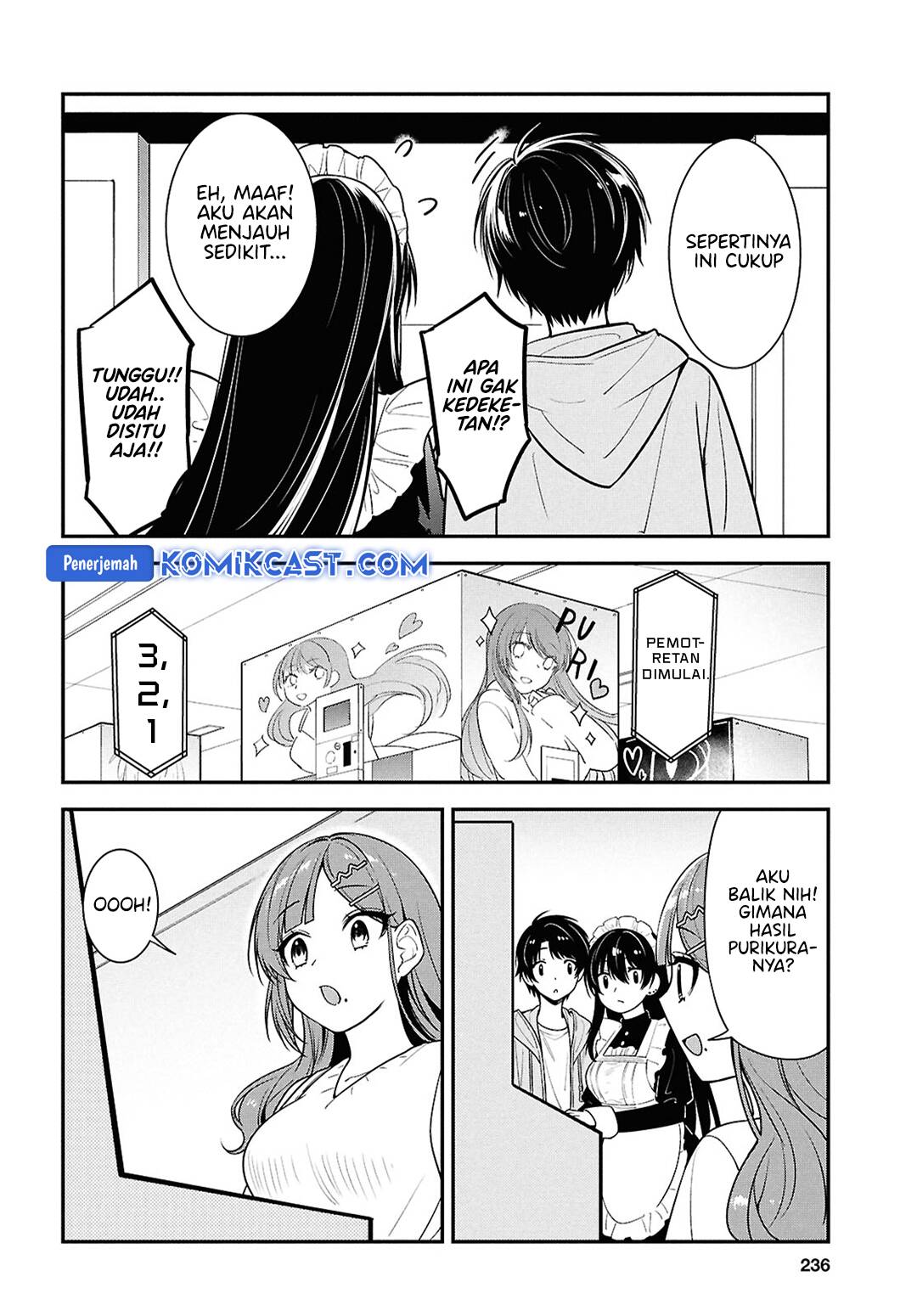 Tonari no Seki no Yankee Shimizu-san ga Kami o Kuroku Sometekita Chapter 07 Gambar 26