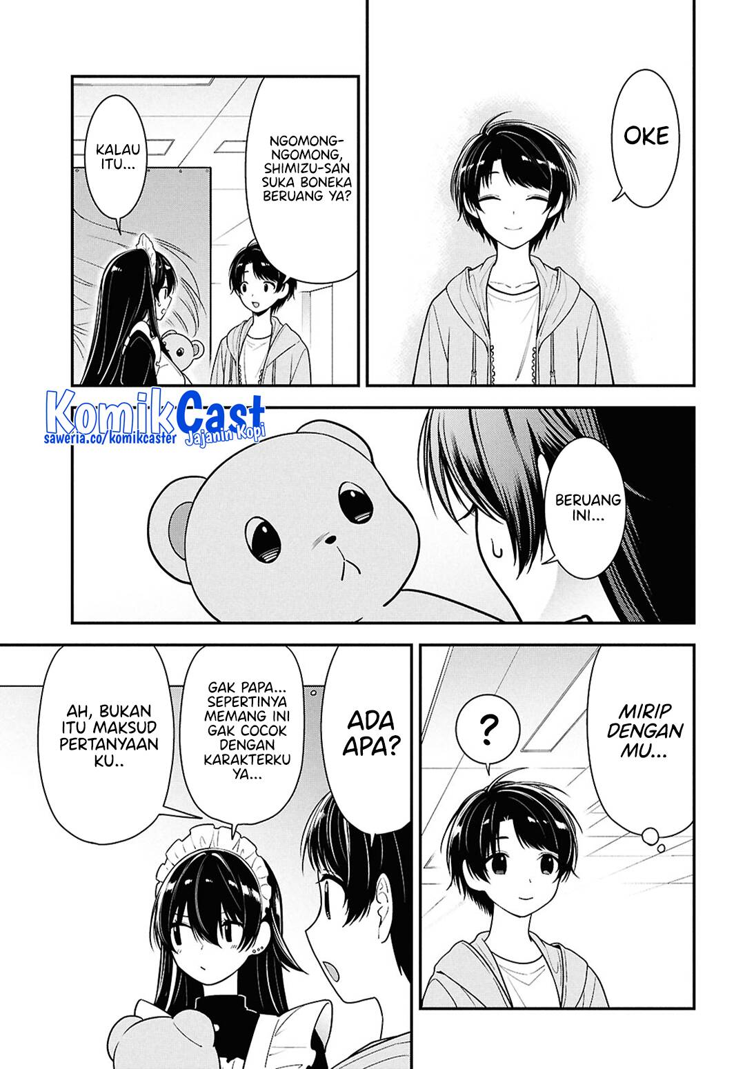 Tonari no Seki no Yankee Shimizu-san ga Kami o Kuroku Sometekita Chapter 07 Gambar 31