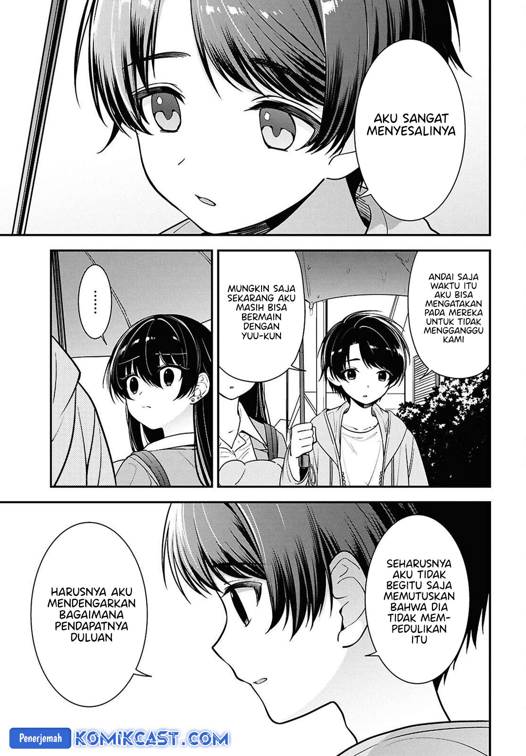 Tonari no Seki no Yankee Shimizu-san ga Kami o Kuroku Sometekita Chapter 08 Gambar 20