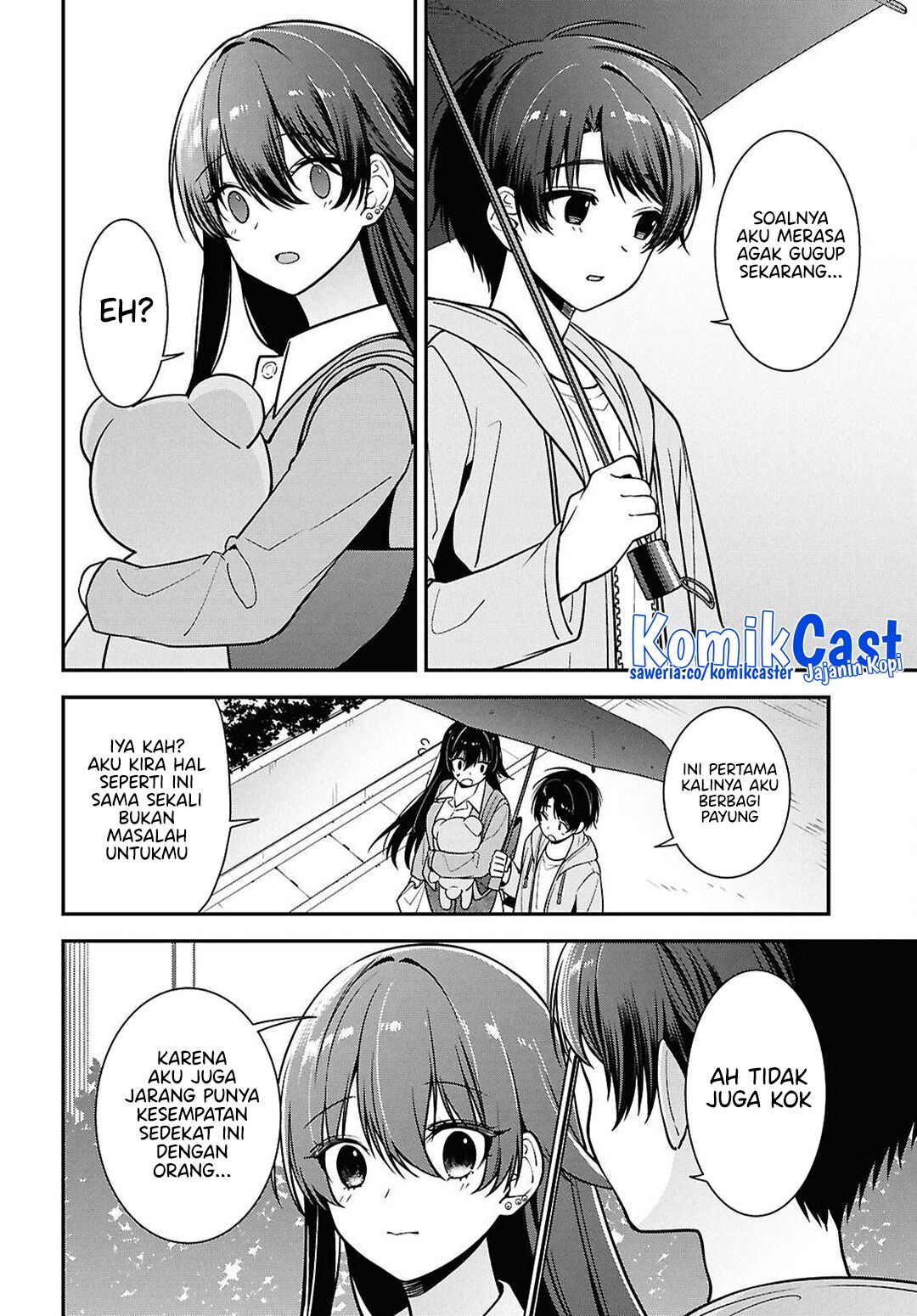 Tonari no Seki no Yankee Shimizu-san ga Kami o Kuroku Sometekita Chapter 08 Gambar 30