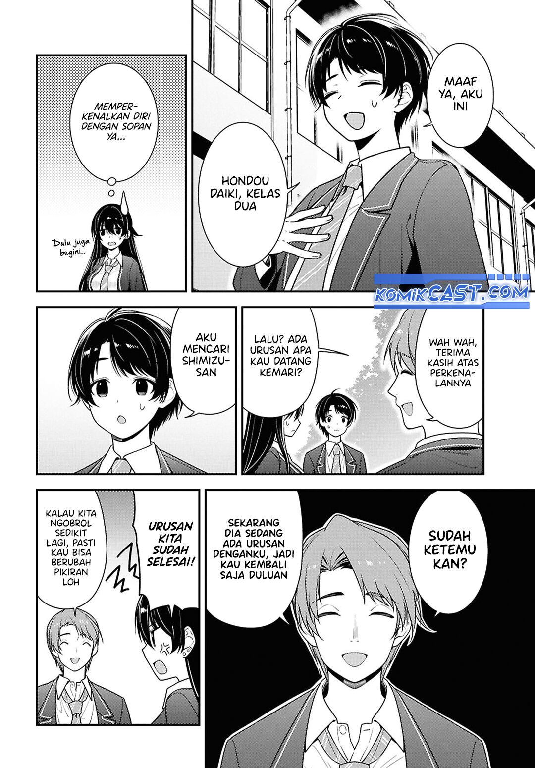 Tonari no Seki no Yankee Shimizu-san ga Kami o Kuroku Sometekita Chapter 09 Gambar 20