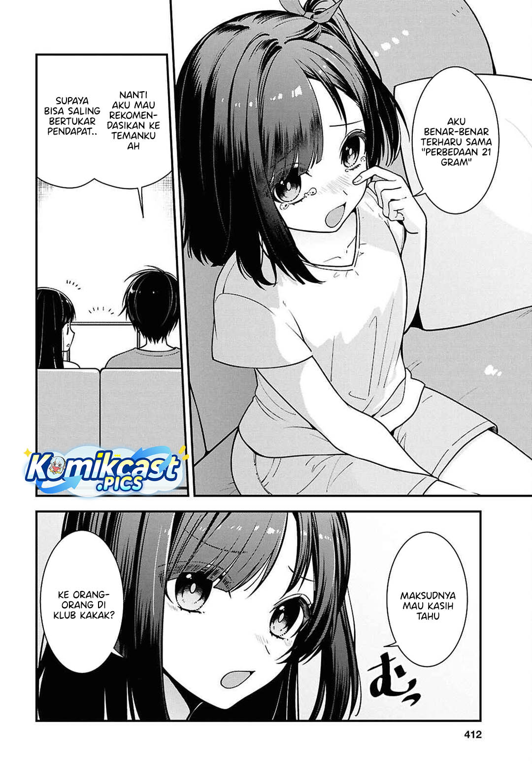 Tonari no Seki no Yankee Shimizu-san ga Kami o Kuroku Sometekita Chapter 12 Gambar 3