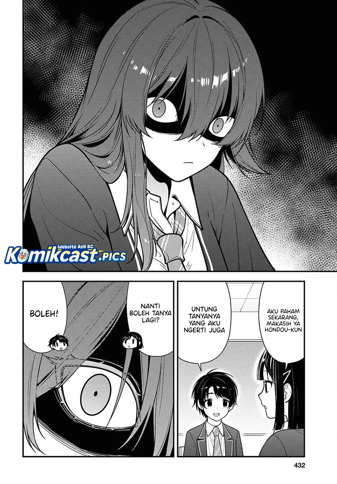 Tonari no Seki no Yankee Shimizu-san ga Kami o Kuroku Sometekita Chapter 12 Gambar 23