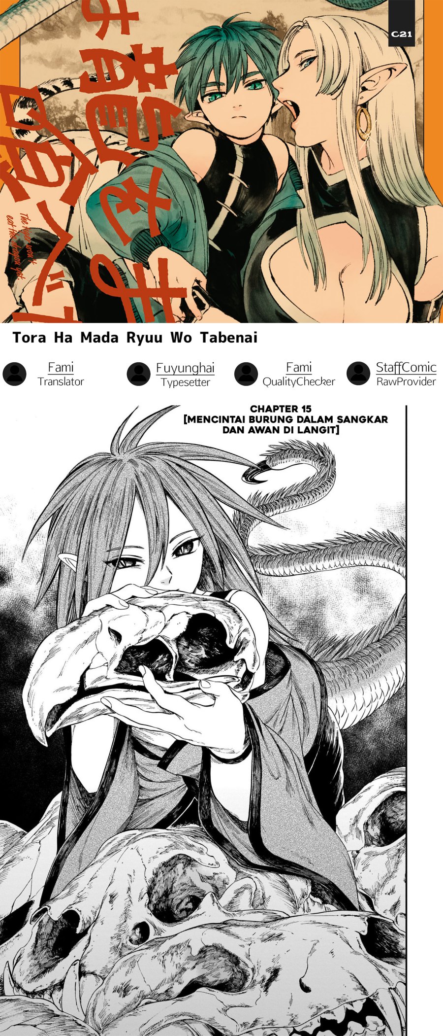Tora wa Ryuu wo Mada Tabenai Chapter 15.1 Gambar 1