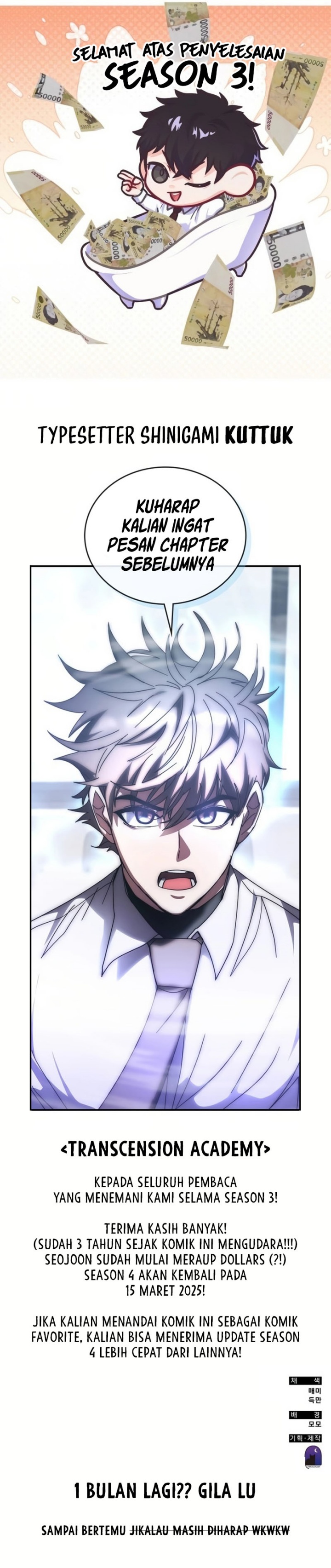 Transcension Academy Chapter 148 S3 End Gambar 19