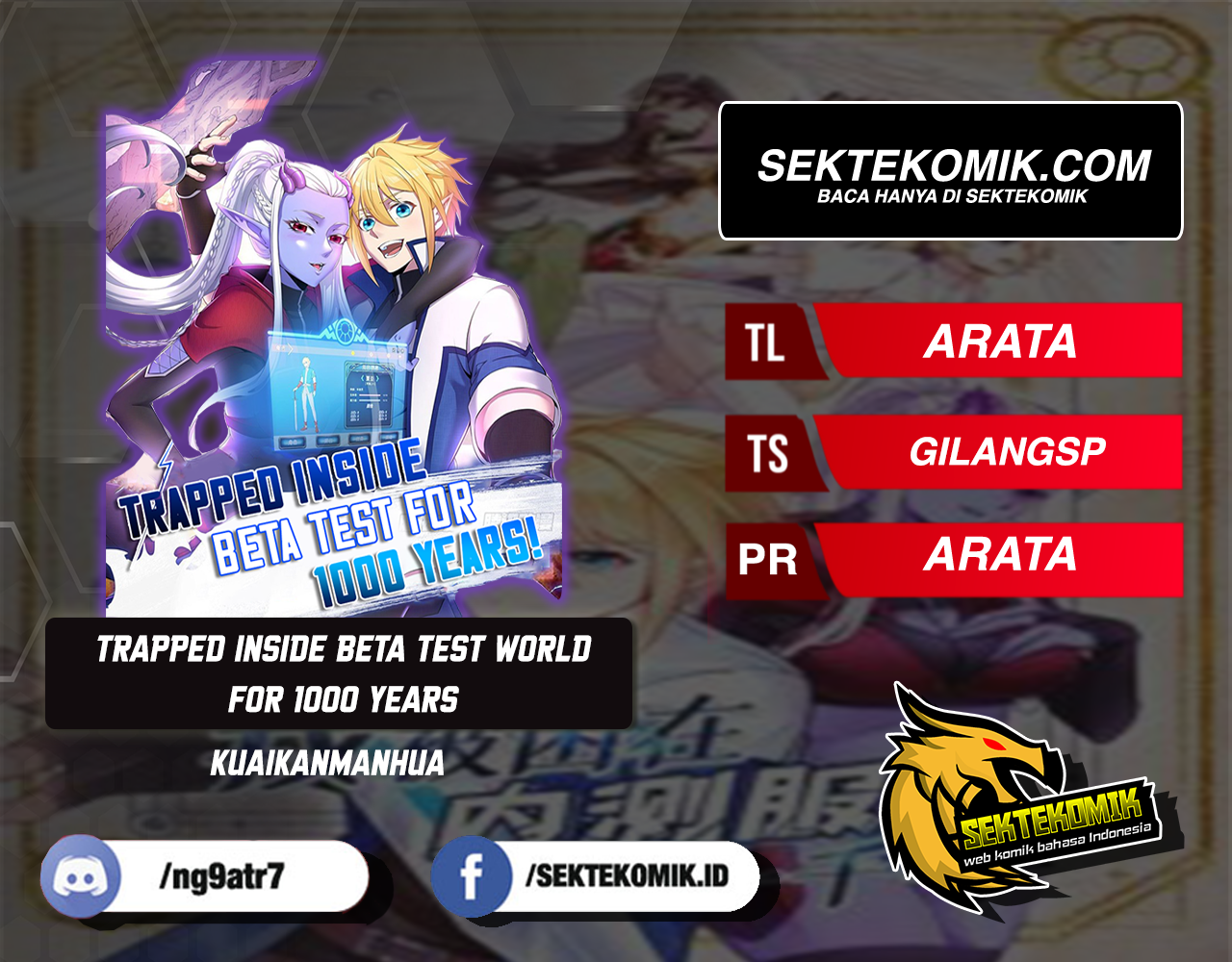 Trapped Inside the Beta Test World for 1000 Years Chapter 14 Gambar 1