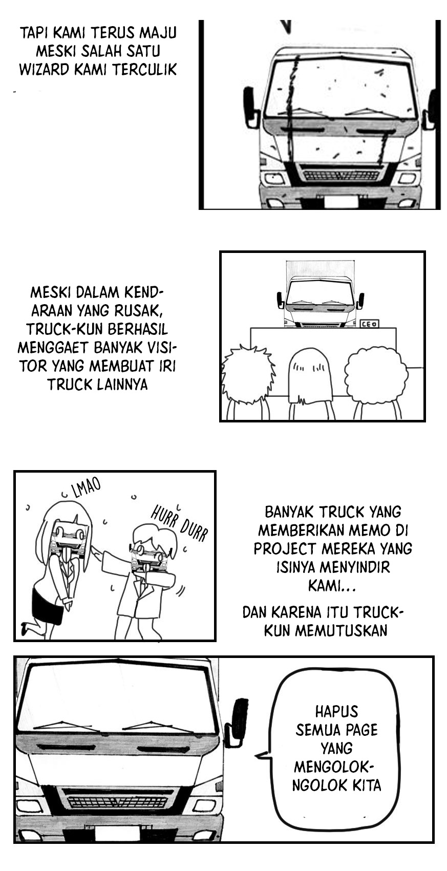 Truck-kun Chapter 01 Gambar 10