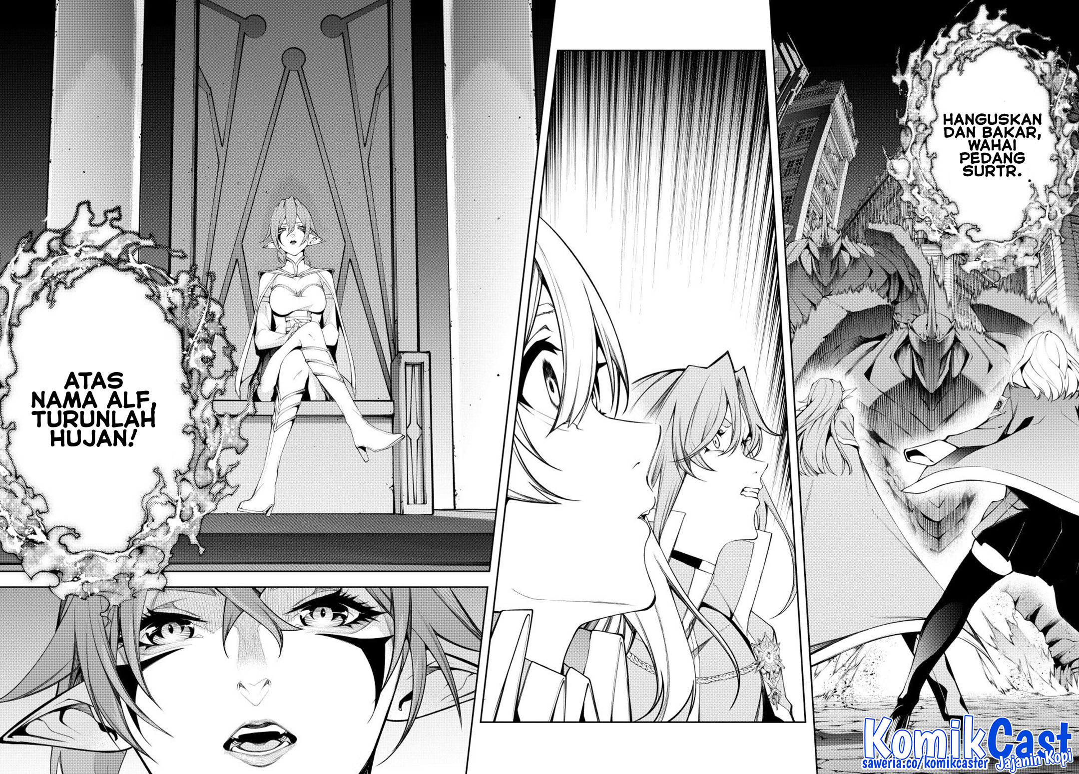 Tsue to Tsurugi no Wistoria Chapter 55 Gambar 20