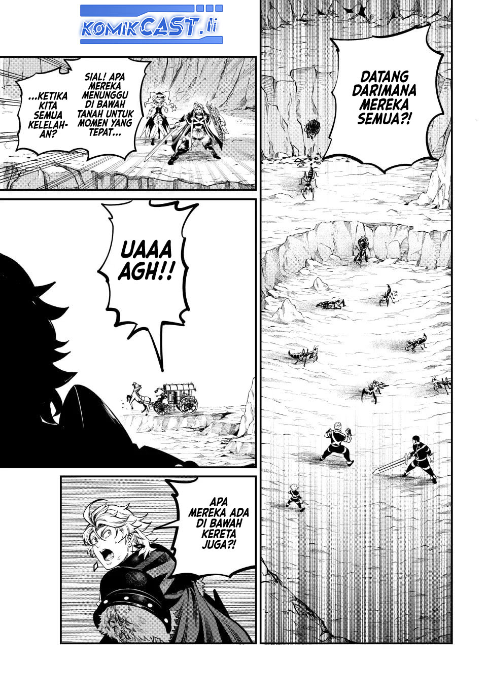 Tsuihou Sareta Tenshou Juu Kishi wa Game Chishiki de Musou Suru Chapter 120 Gambar 4