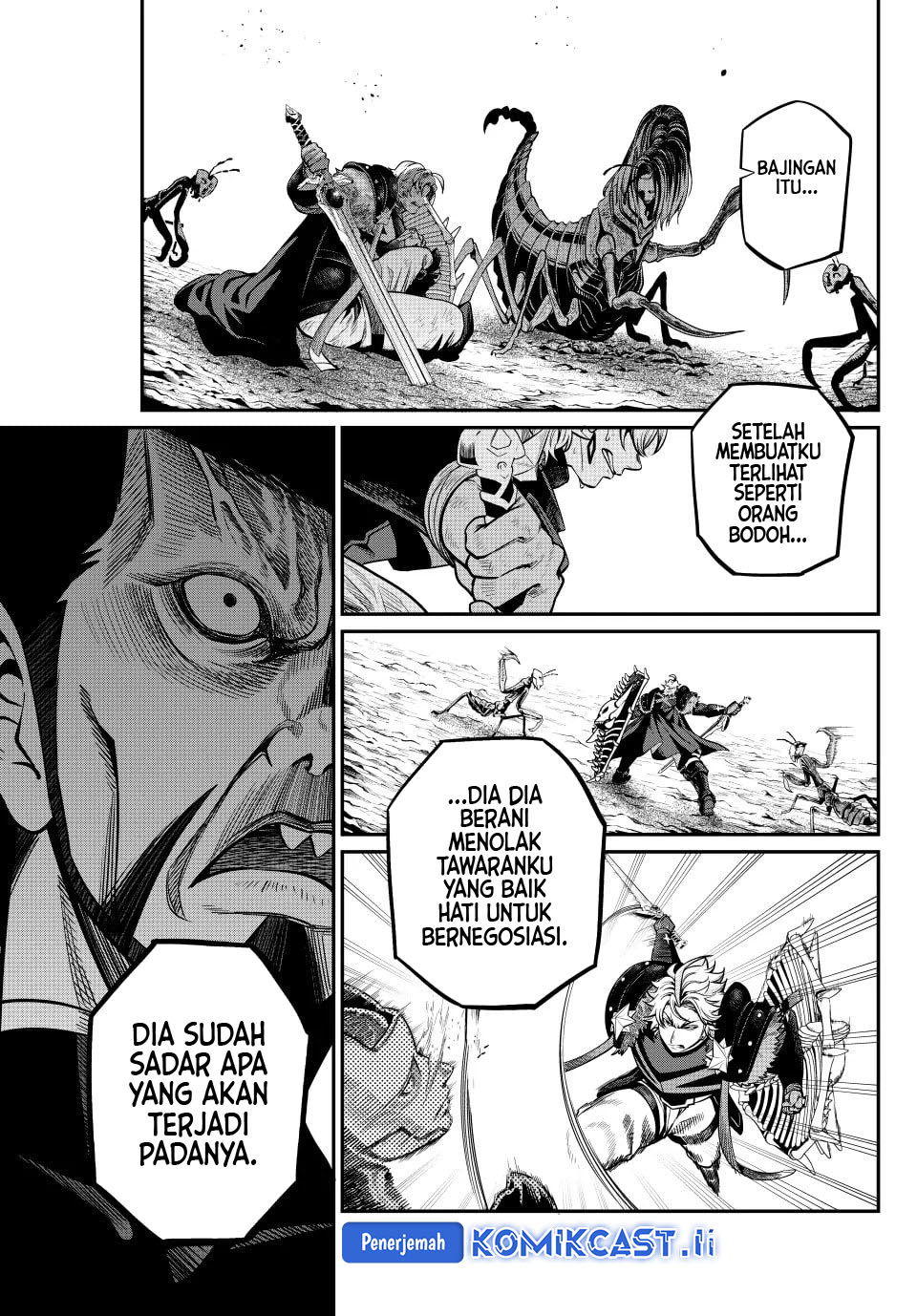 Tsuihou Sareta Tenshou Juu Kishi wa Game Chishiki de Musou Suru Chapter 121 Gambar 6