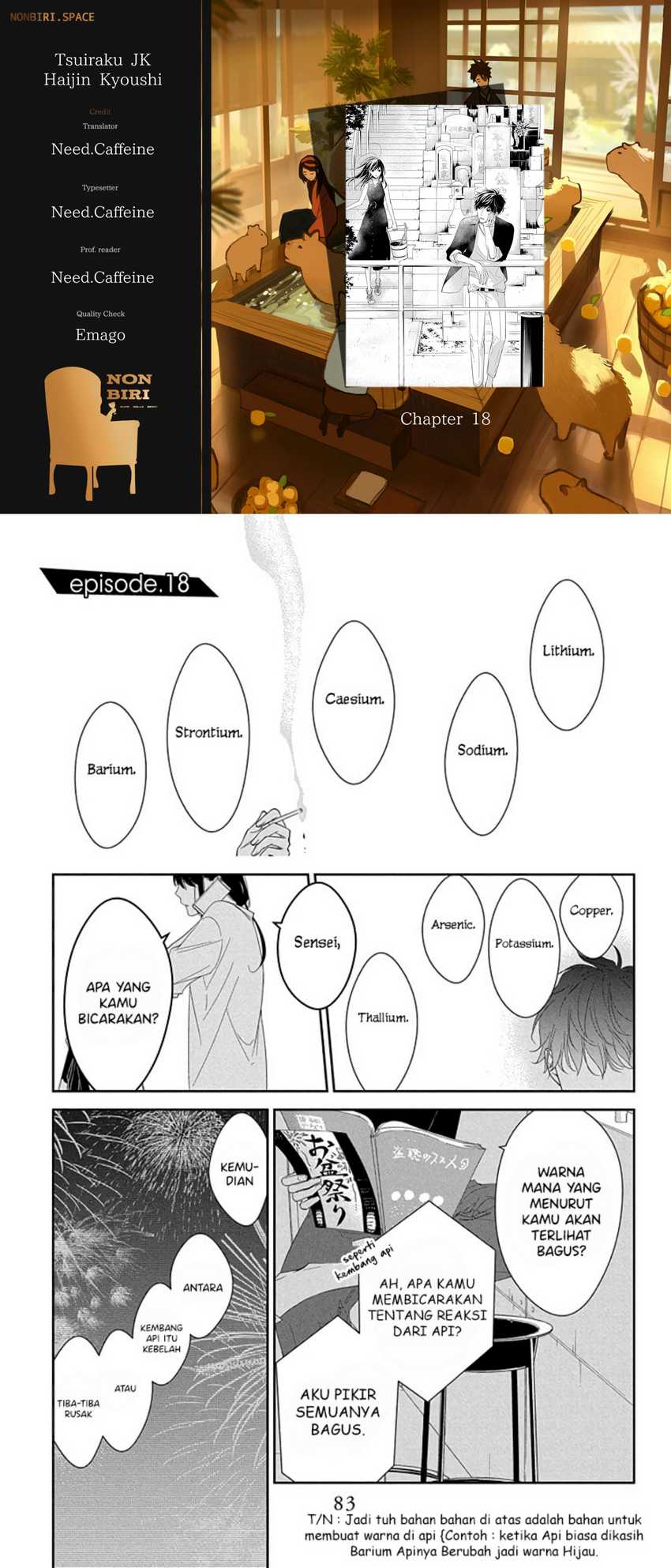 Tsuiraku JK to Haijin Kyoushi Chapter 18 Gambar 1