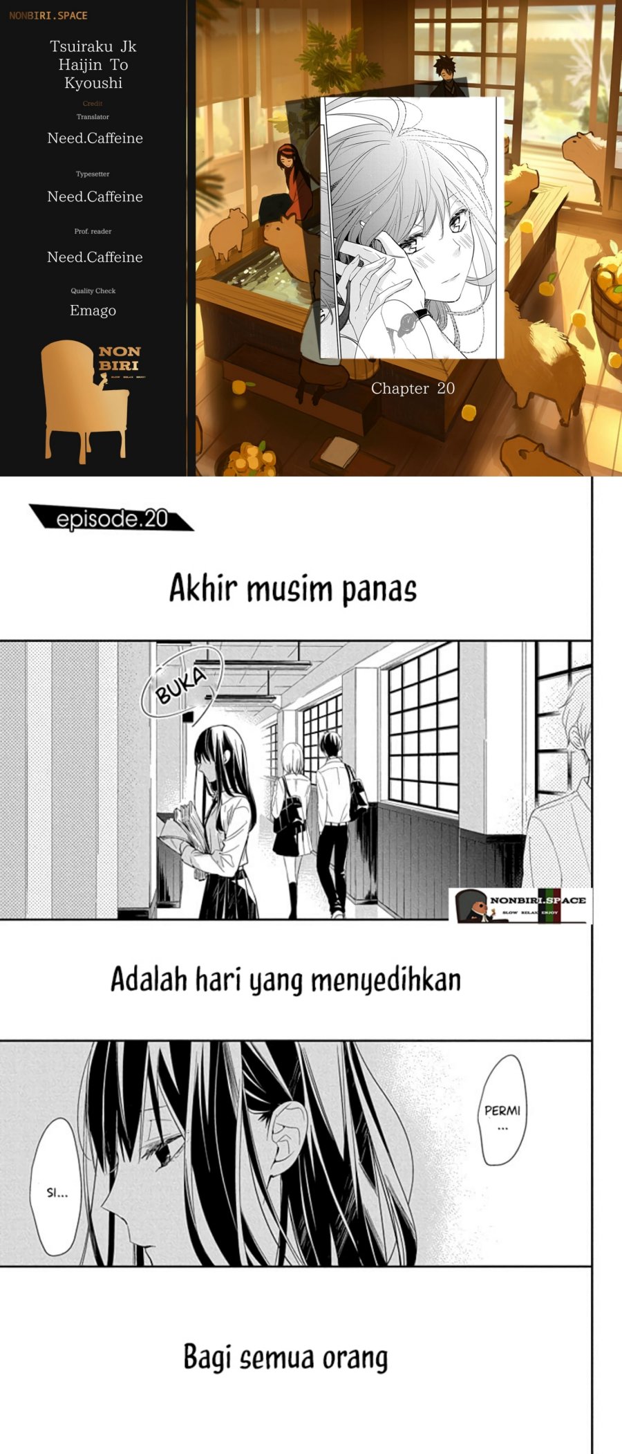 Tsuiraku JK to Haijin Kyoushi Chapter 20 Gambar 1