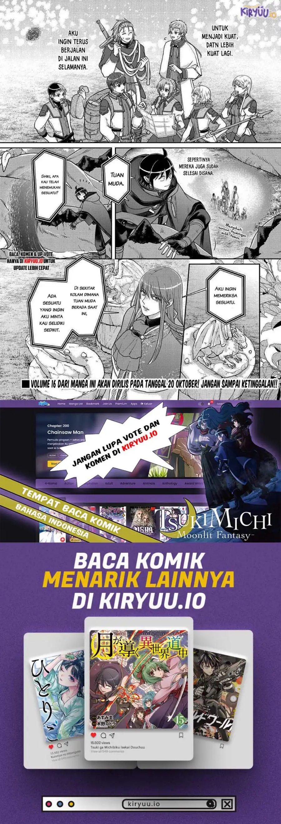 Tsuki ga Michibiku Isekai Douchuu Chapter 110 Gambar 29