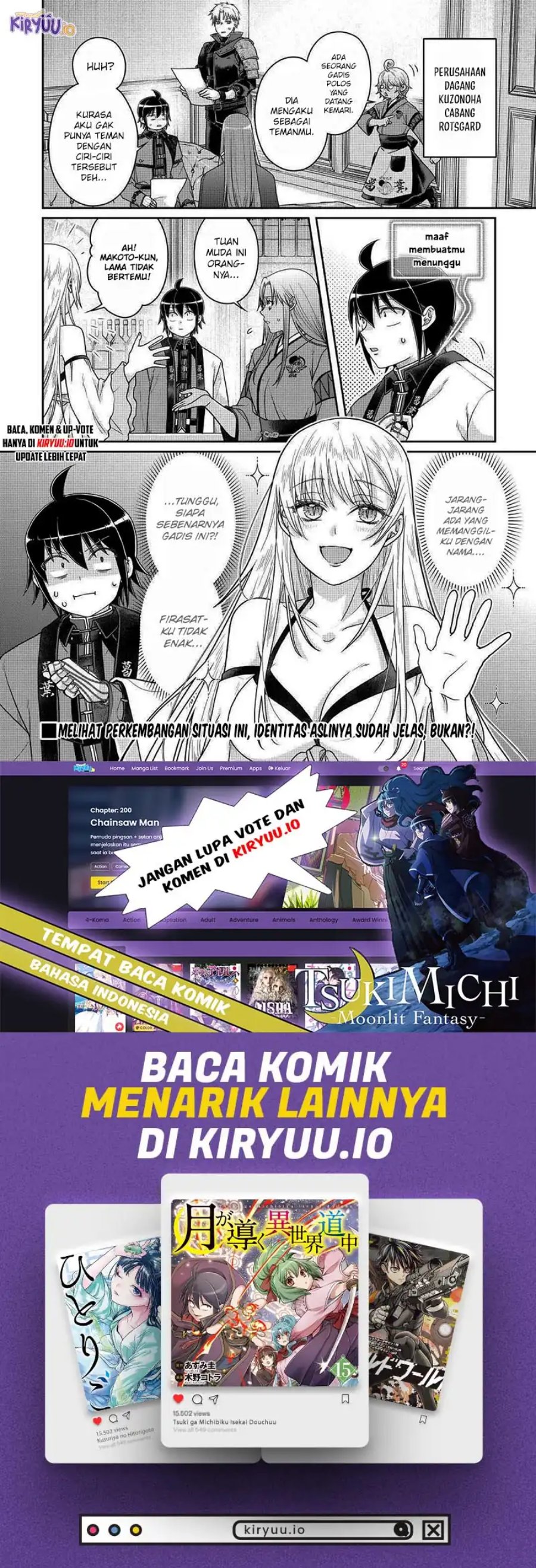 Tsuki ga Michibiku Isekai Douchuu Chapter 111 Gambar 29