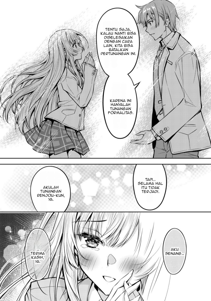 Tsundere Hokuou Bishoujo no Classmate ga, Kon’yakusha ni Natta Totan ni Dere Ippentou ni Natte Shimatta Ken ni Tsuite Chapter 04 Gambar 18