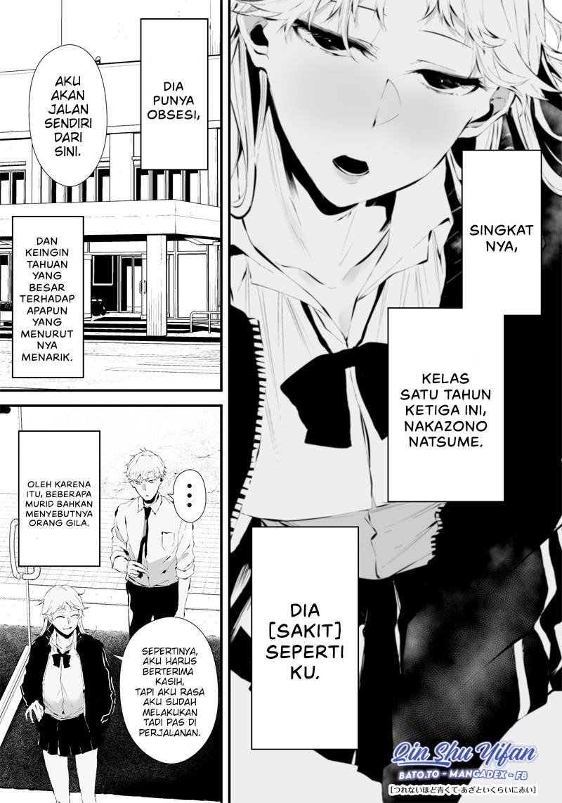 Tsurenai Hodo Aokute Azatoi Kurai ni Akai Chapter 11 Gambar 2